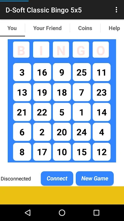 D-Soft Classic Bingo 5x5 Ekran Görüntüsü 1