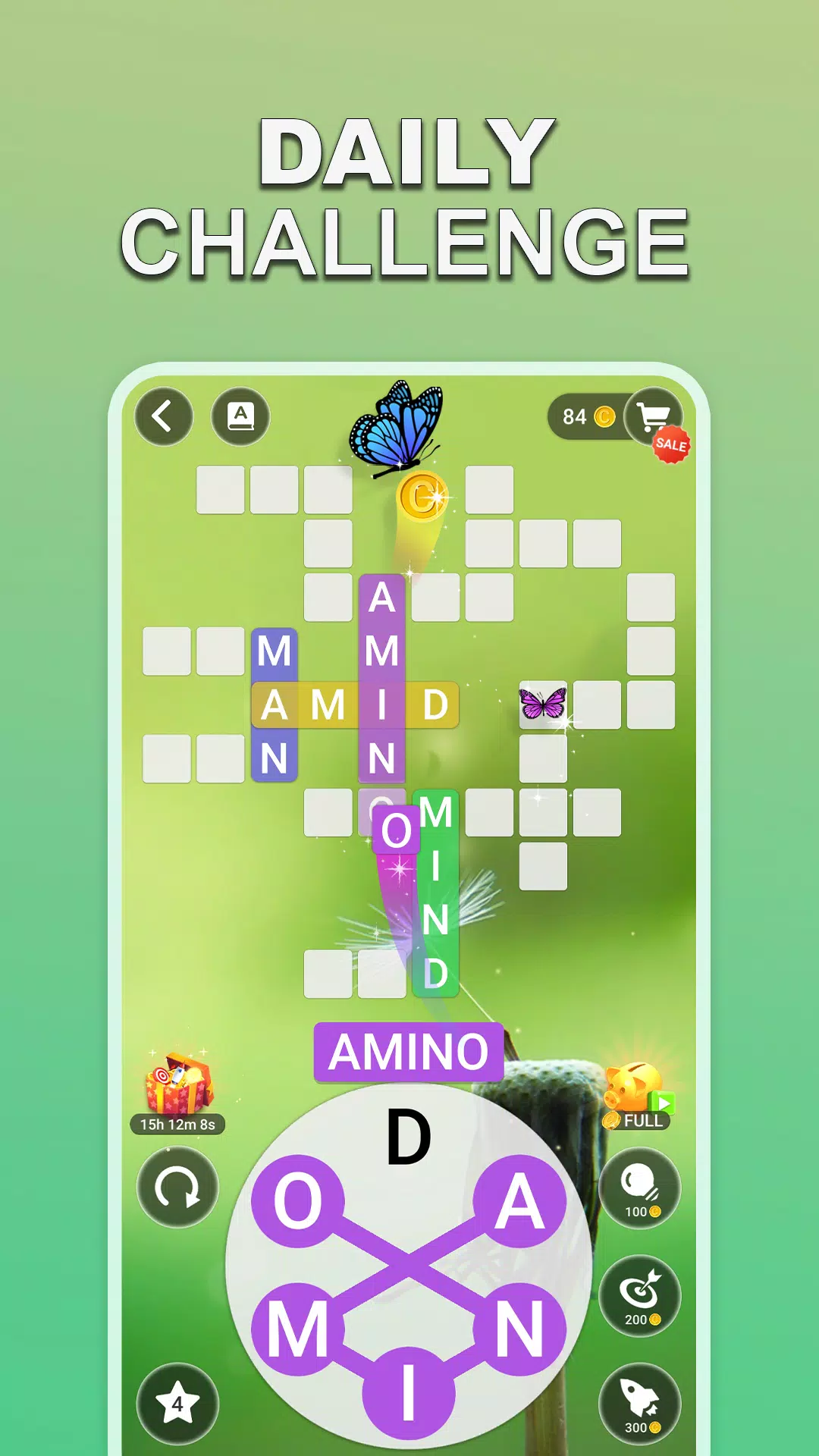 Word Rainbow - A crossword game Screenshot 2