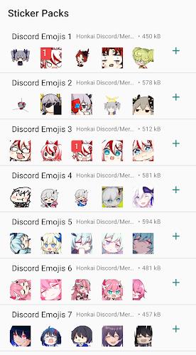 Honkai Whatsapp Stickers Скриншот 0