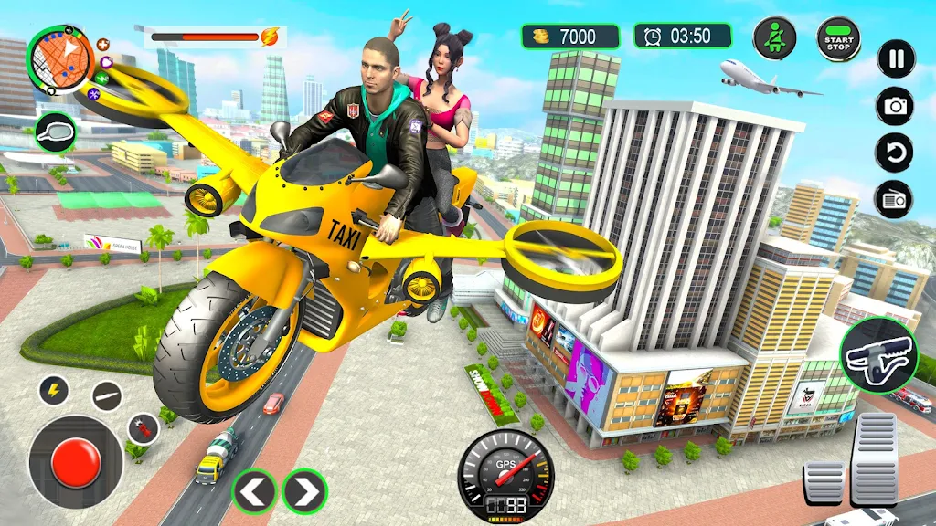 Flying Bike Driving Simulator Screenshot 3