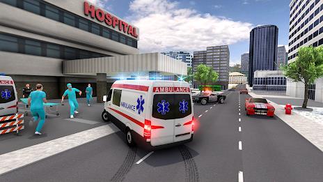 Ambulance Simulator Car Driver應用截圖第0張