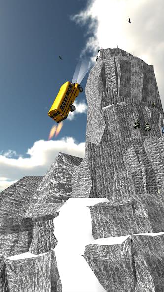 Stunt Truck Jumping Mod Captura de pantalla 3