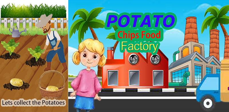 Potato Chips Food Factory Game Captura de pantalla 2