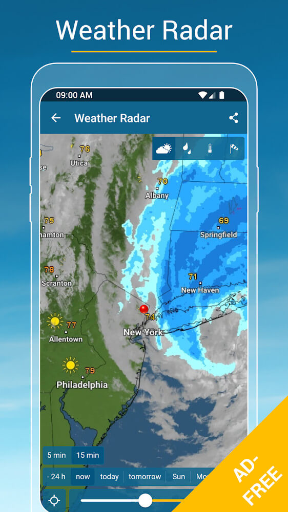 Schermata Weather & Radar Pro 1