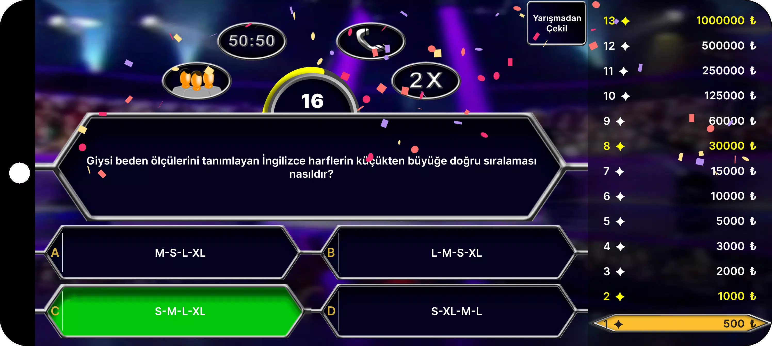 Milyoner Bilgi Yarışması Screenshot 2