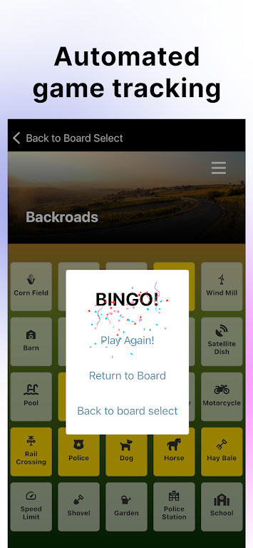 Travel Bingo - Road trip bingo Скриншот 2