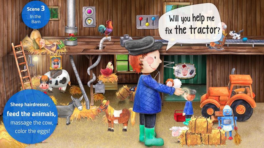 Toddler's App: Farm Animals Zrzut ekranu 3