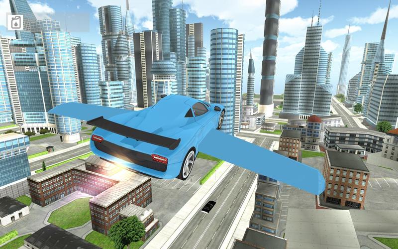 Flying Car Simulator Xtreme 3D Captura de pantalla 0