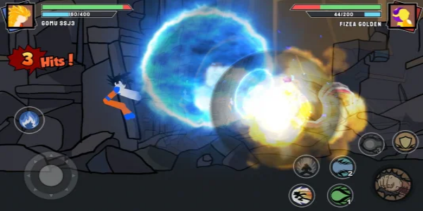 Stickman Warriors Скриншот 1