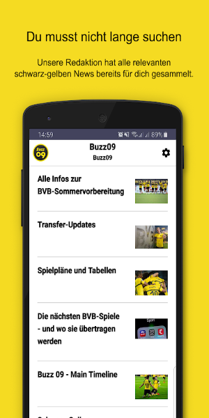 Buzz09–die schwarz-gelben News ဖန်သားပြင်ဓာတ်ပုံ 1