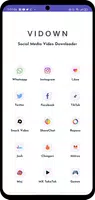 Video downloader - Vidown 스크린샷 0