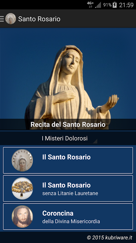 Holy Rosary Captura de pantalla 0