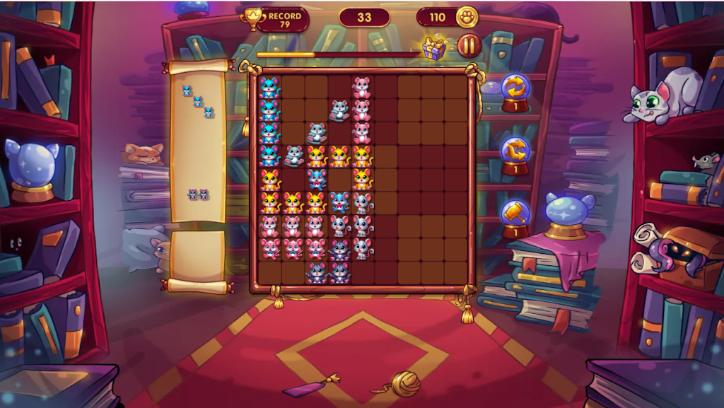 Mouse land block 9x9: Puzzle 스크린샷 1