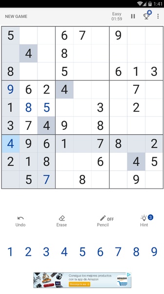 Sudoku - Classic Logic Puzzle Game Captura de tela 0