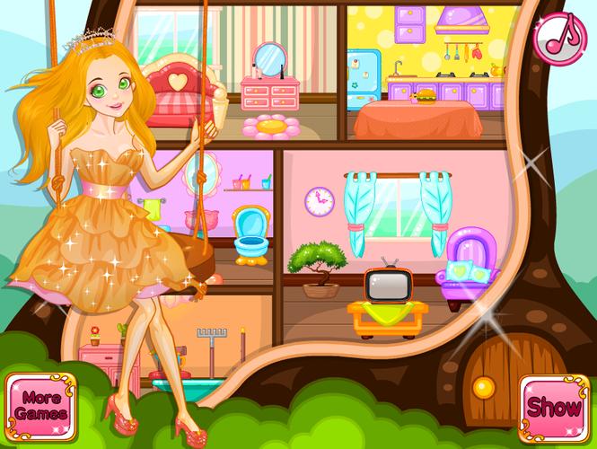 Princess Doll House Decoration スクリーンショット 0