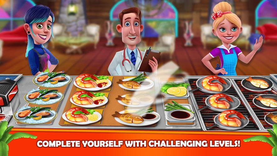 Schermata Cooking Fun: Restaurant Games 2