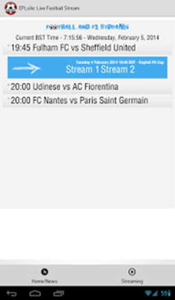 EPLsite: Live Football Stream Capture d'écran 2