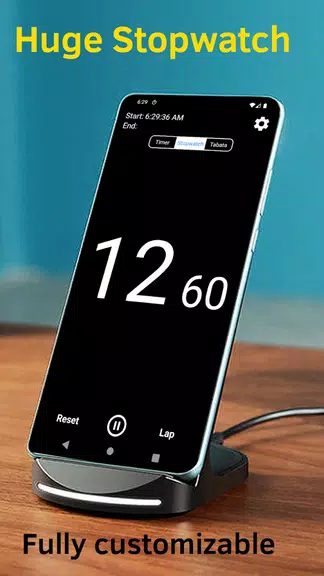 Huge Timer Stopwatch Tabata Screenshot 3