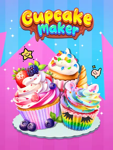 Cupcake Maker: Unicorn Cupcake Ekran Görüntüsü 0