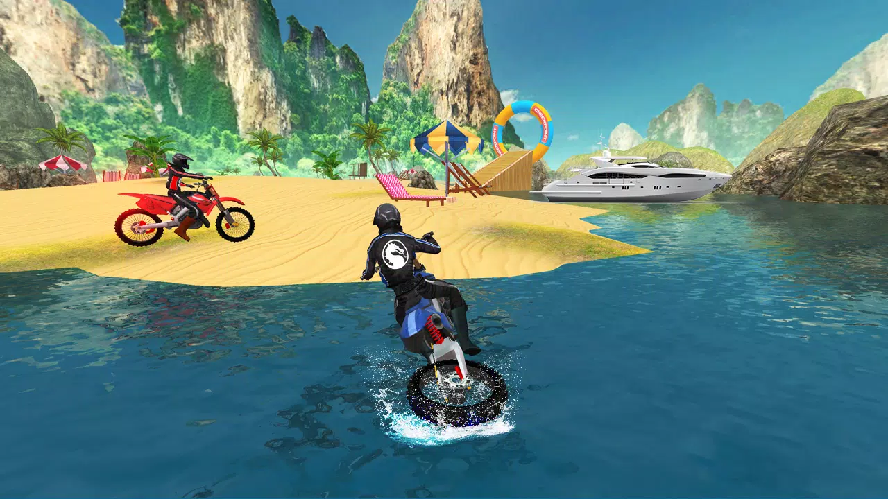 Bike Racing : Water Bike Games Ekran Görüntüsü 3