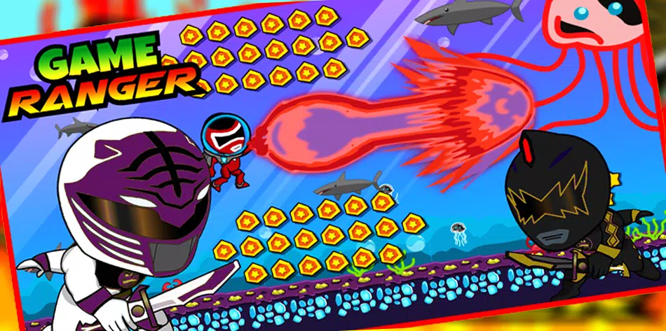 Superheroes Dino Rangers Dash Schermafbeelding 2