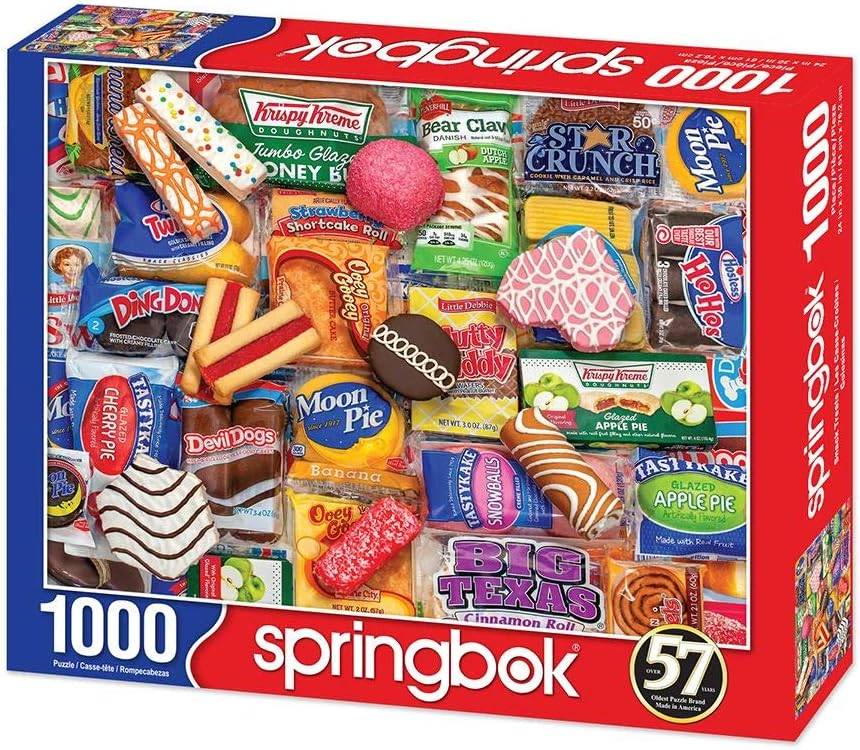 Springbok's 1000 Piece Jigsaw Puzzle Snack Treats