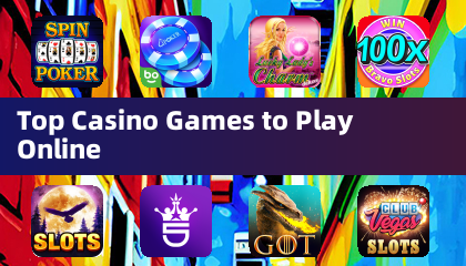 Çevrimiçi oynamak için en iyi casino oyunları