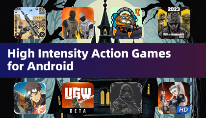 Mataas na laro ng pagkilos ng intensity para sa Android