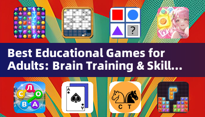 Meilleurs jeux éducatifs pour adultes : entraînement cérébral et développement des compétences (jeux de puzzle)