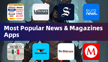 Most Popular News & Magazines Apps