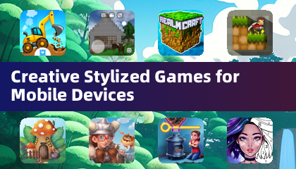 Juegos estilizados creativos para dispositivos móviles