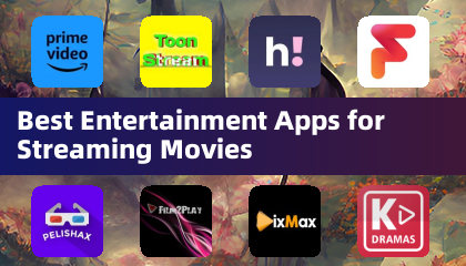 영화 스트리밍을 위한 최고의 엔터테인먼트 앱