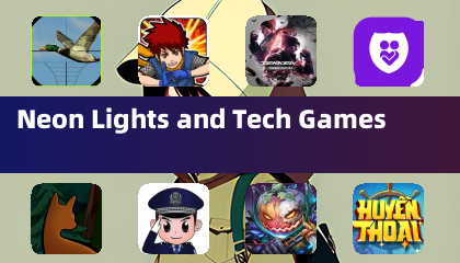 ネオンライトとテックゲーム