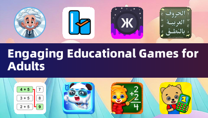 Engaging Educational Games for Adults