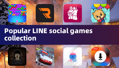 Colección de juegos sociales populares de LINE