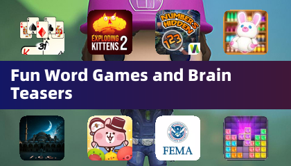 Fun Word Games and Brain Teasers