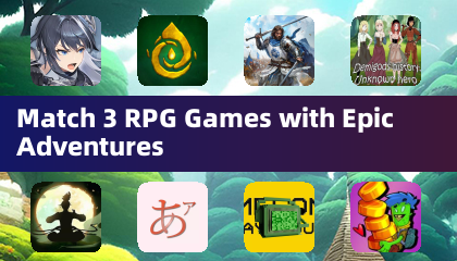 _epic 어드벤처를 포함한 매치 3 RPG 게임