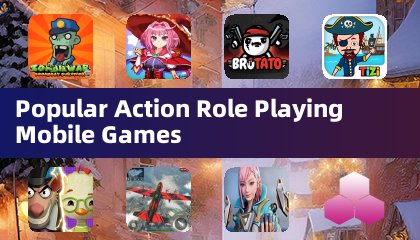 Jeux mobiles populaires de rôle et d'action